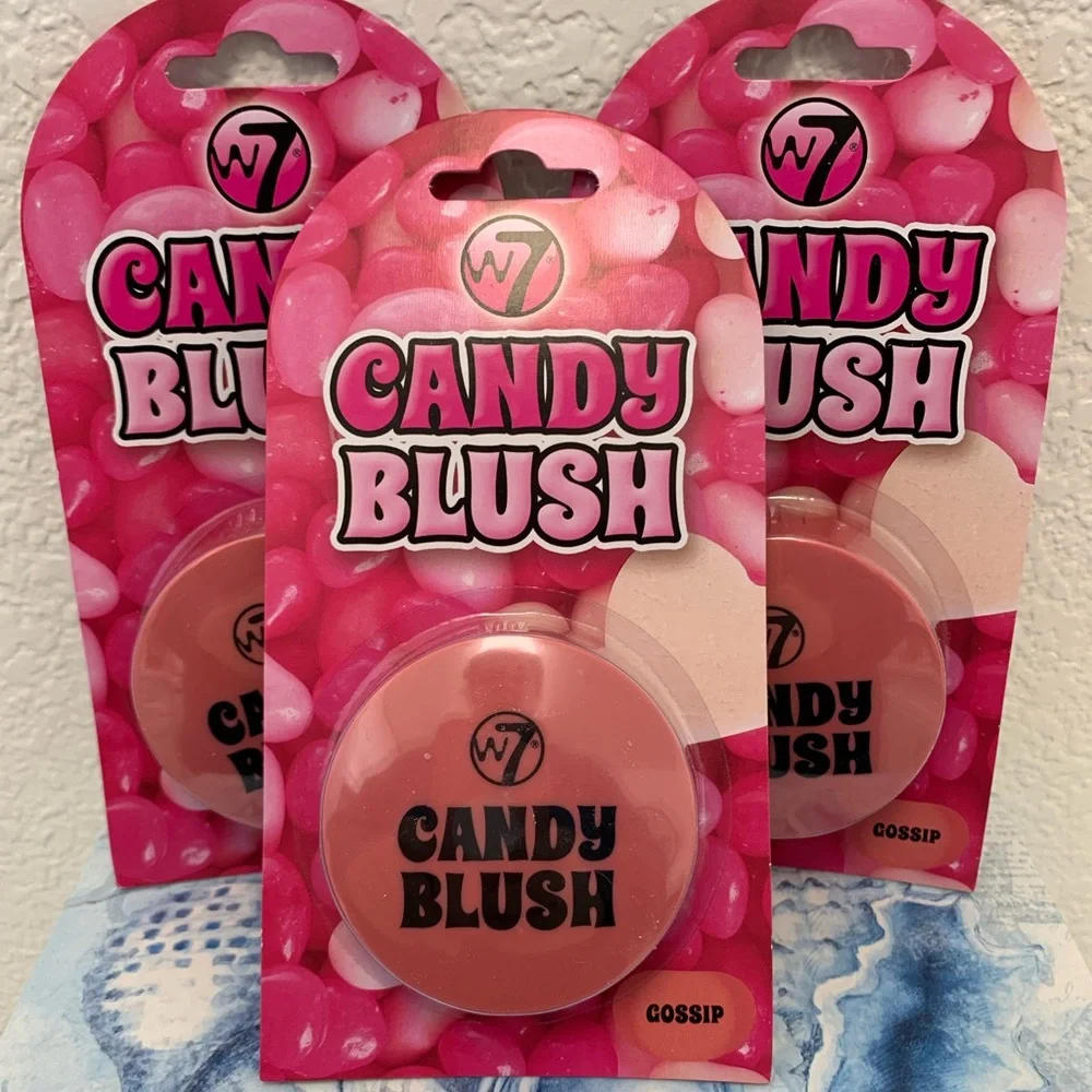 W7 Candy Blush Gossip Tawny Pink Peach Brown Blusher Rouge Cruelty Free 3/$15